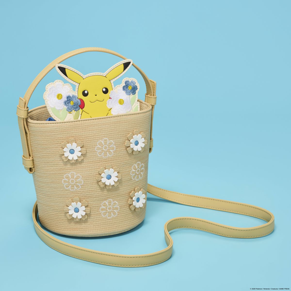 Pokémon Floral Pikachu Crossbody Bag