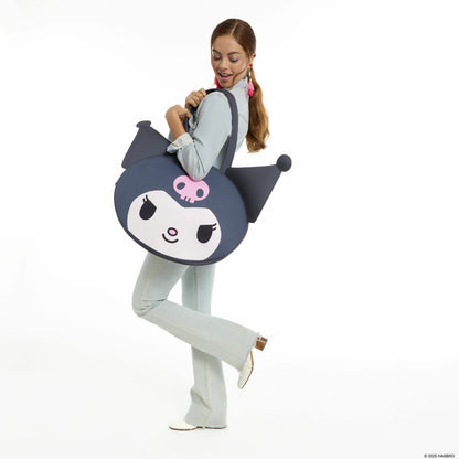 Sanrio Kuromi Cosplay Oversized Canvas Tote Bag