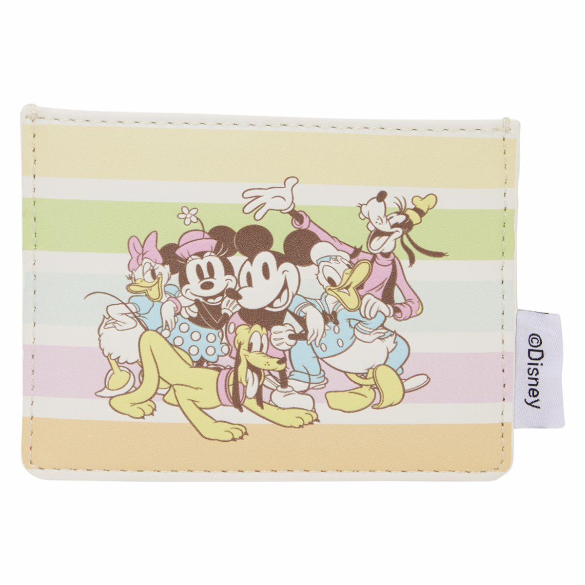 Mickey & Friends Rainbow Stripes Card Holder