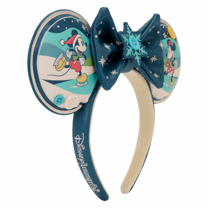 Mickey & Minnie Holiday Ear Headband