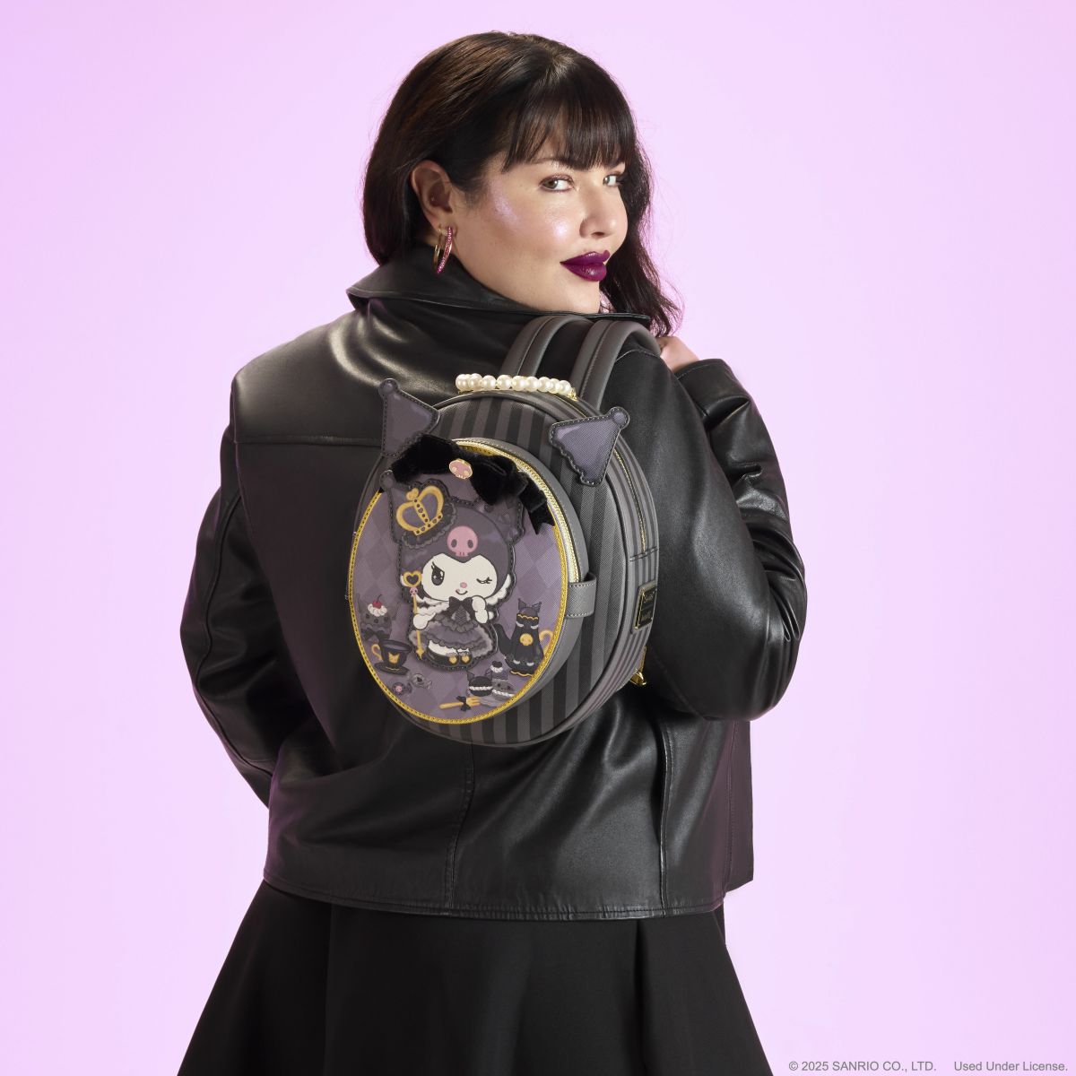 Sanrio Kuromi 20th Anniversary Cameo Mini Backpack