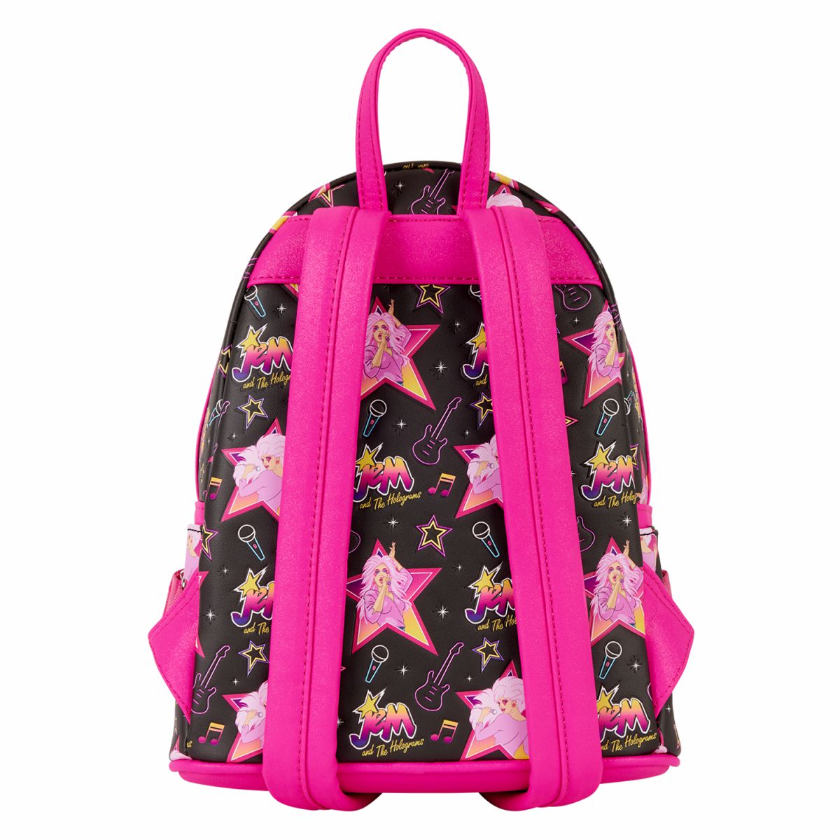 Jem and the Holograms Glitter All-Over Print Mini Backpack