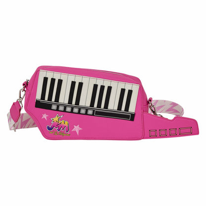 Jem and the Holograms Figural Keytar Glow Crossbody Bag