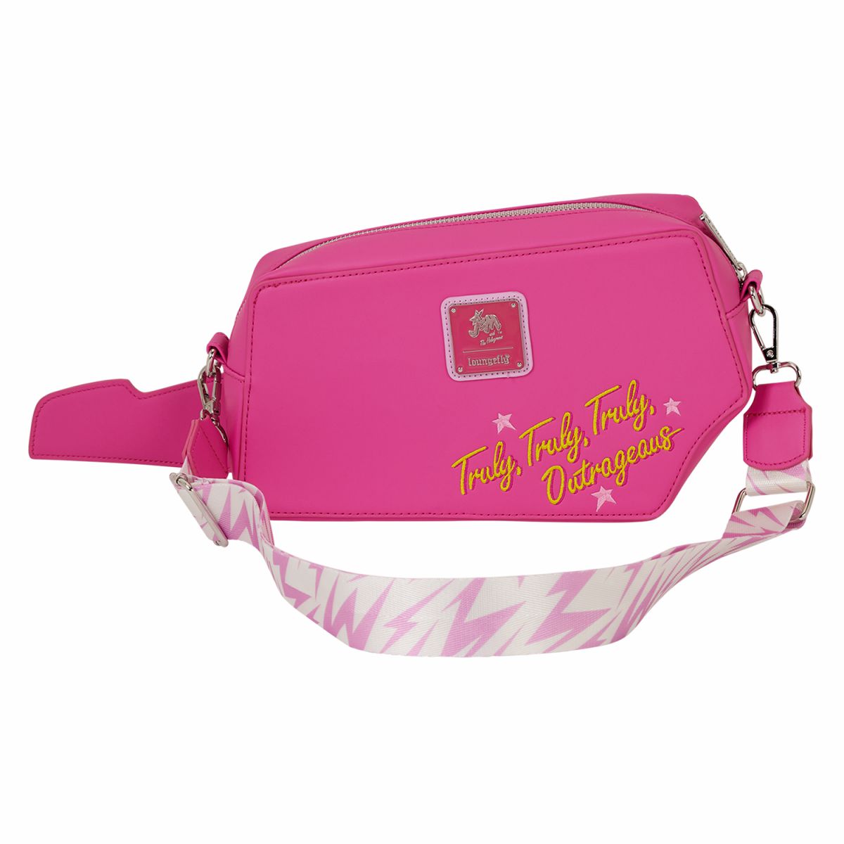 Jem and the Holograms Figural Keytar Glow Crossbody Bag