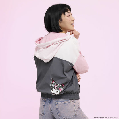 Sanrio My Melody & Kuromi Half-Zip Unisex Windbreaker Jacket
