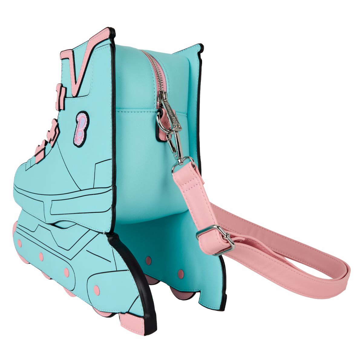 Classic Barbie Figural Skate Crossbody Bag
