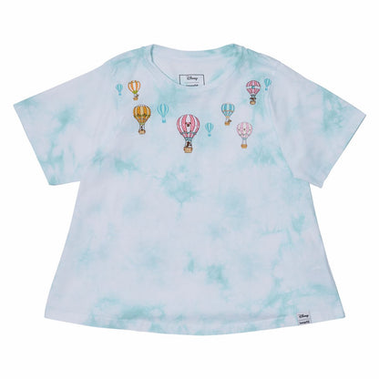 Mickey & Friends Hot Air Balloon Tie-Dye Swing Tee