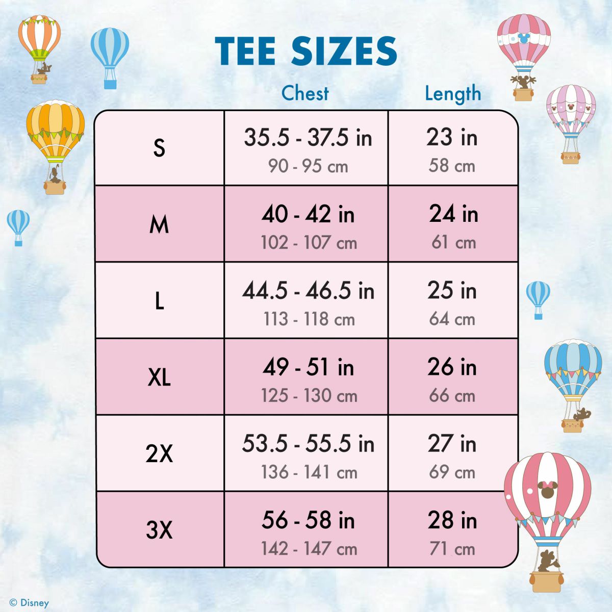 Mickey & Friends Hot Air Balloon Tie-Dye Swing Tee