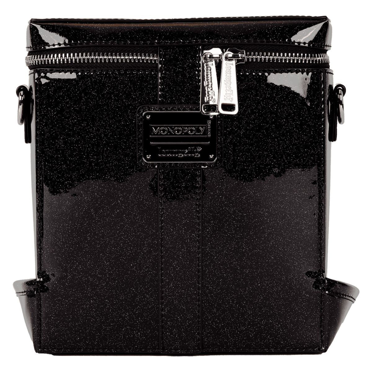 Monopoly 90th Anniversary Top Hat Glitter Figural Crossbody Bag
