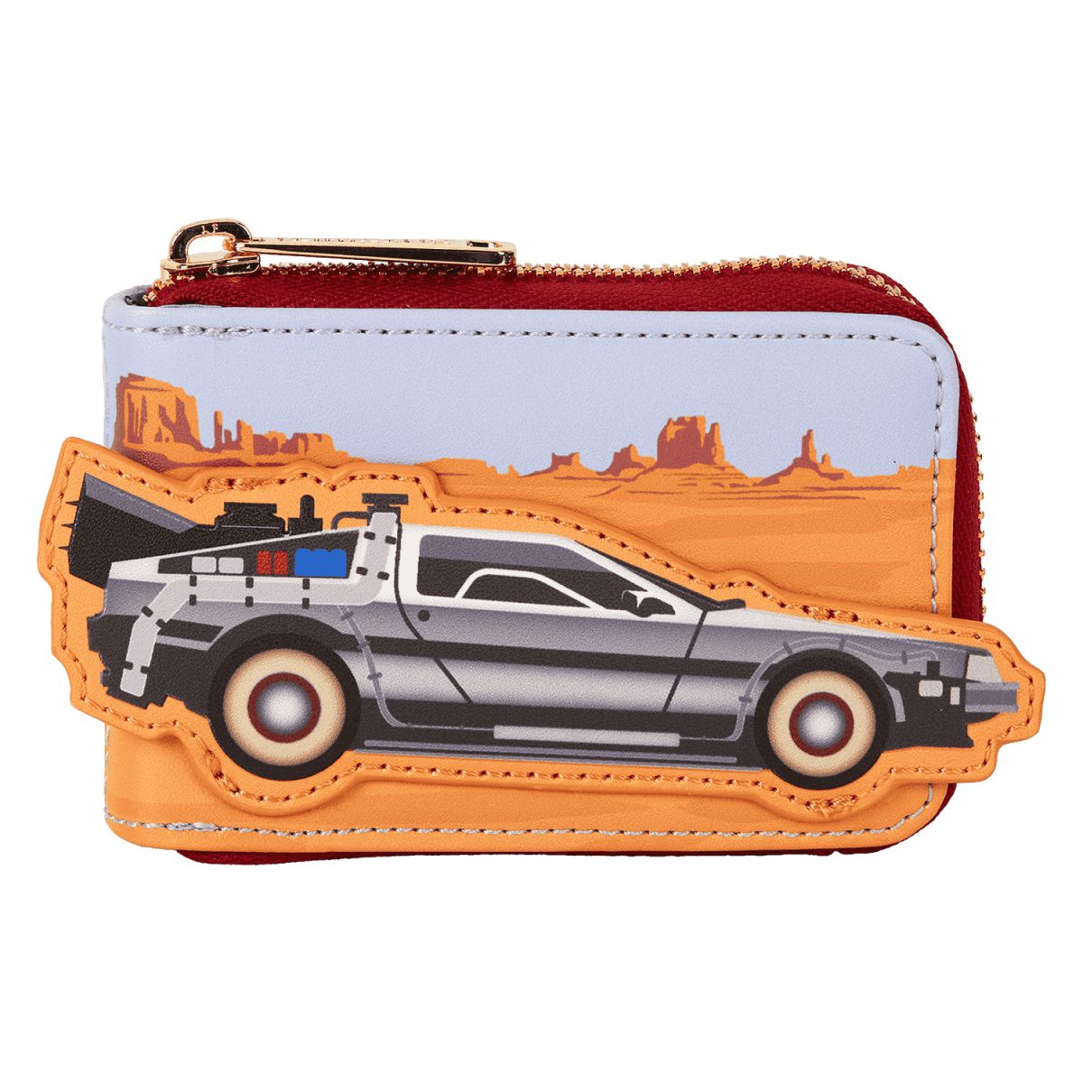 Back To The Future 40th Anniversary Time Machine Accordion Wallet