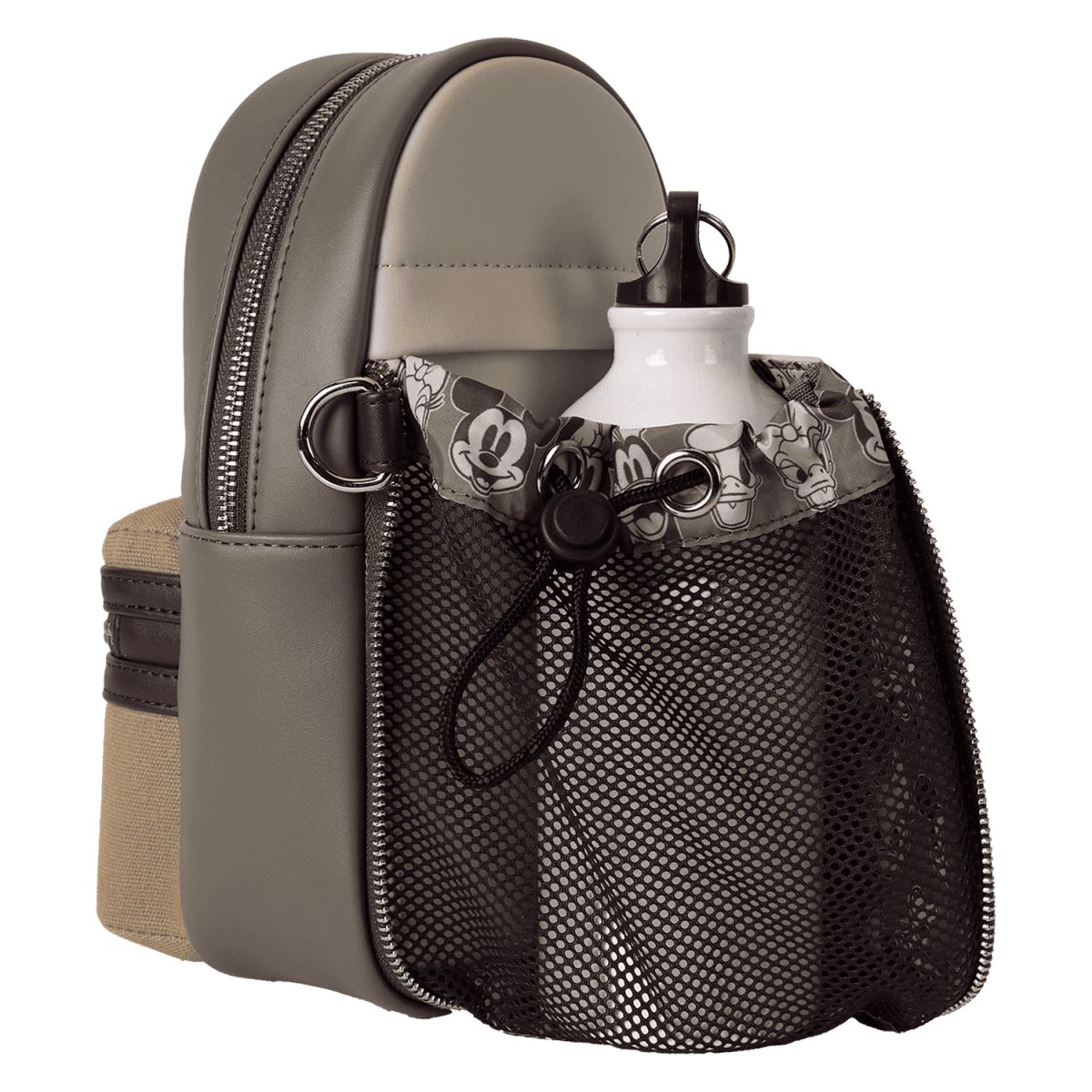 Mickey & Friends Canvas Drink Holder Crossbody Bag