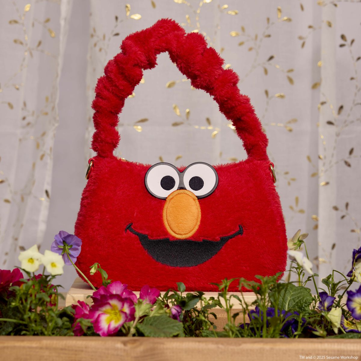 Sesame Street Elmo Plush Cosplay Crossbody Bag