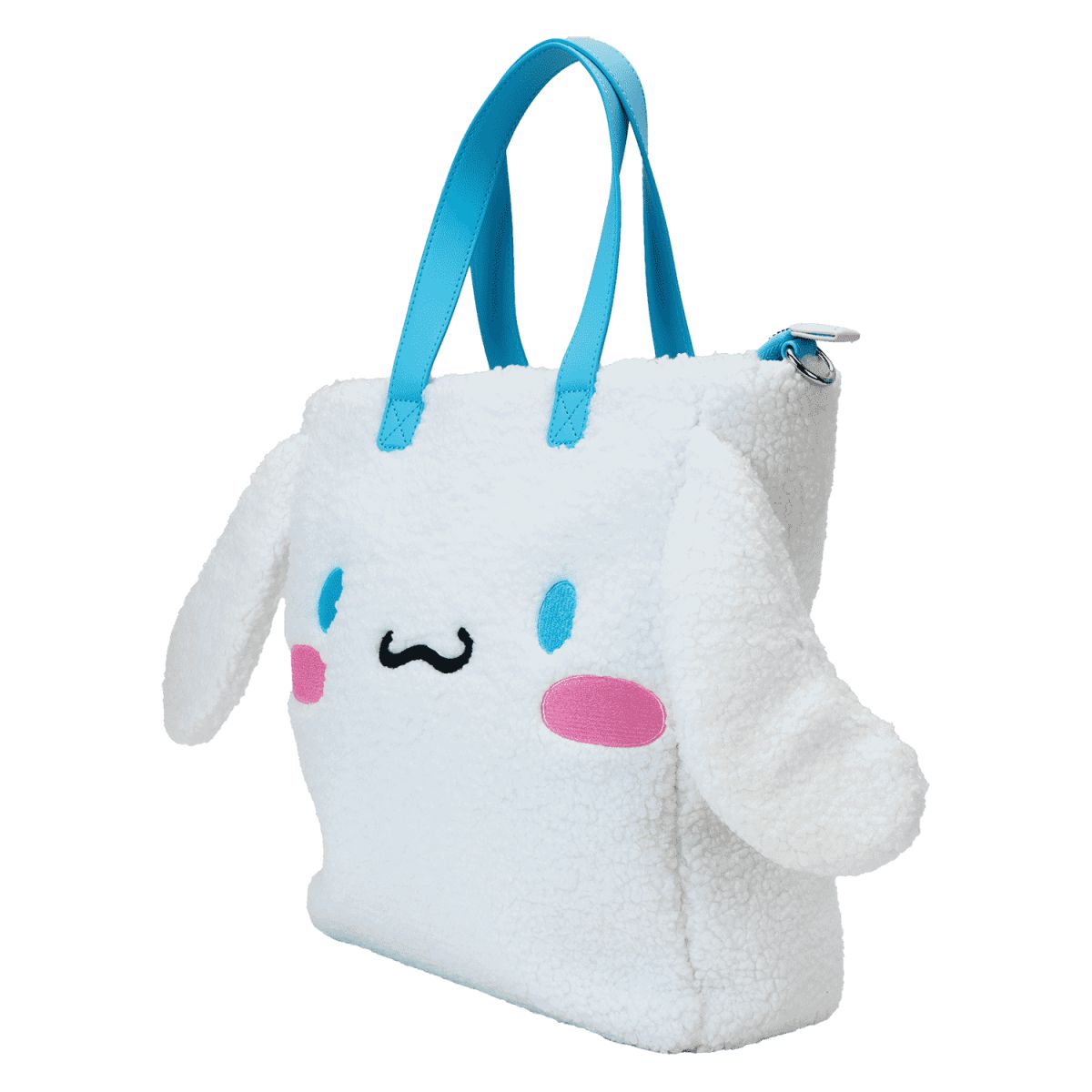 Sanrio Cinnamoroll Cosplay Sherpa Tote Crossbody Bag With Coin Bag