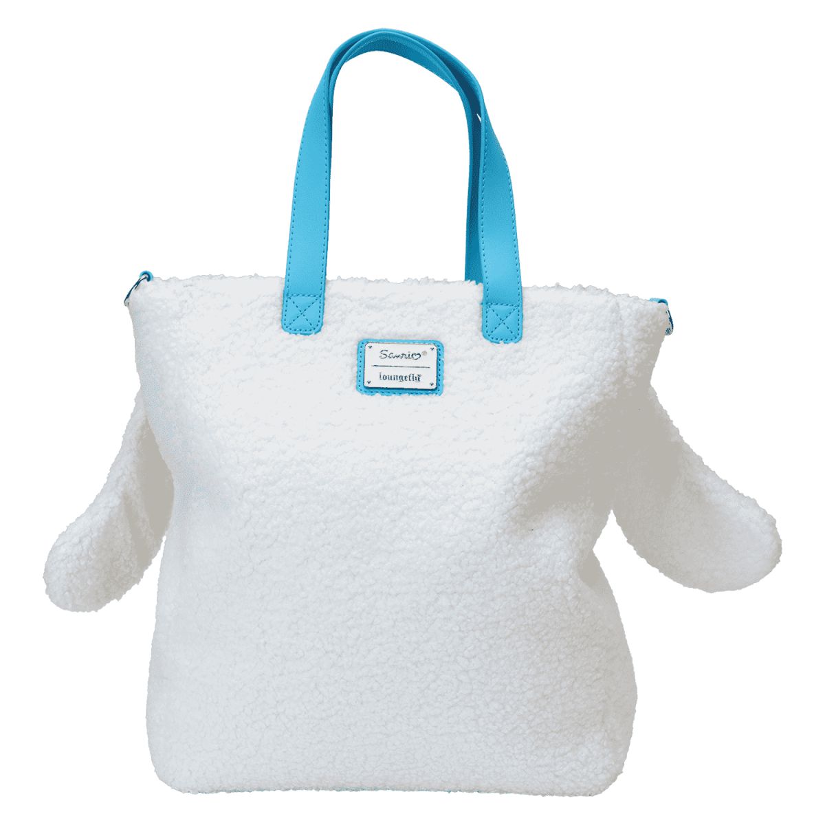 Sanrio Cinnamoroll Cosplay Sherpa Tote Crossbody Bag With Coin Bag