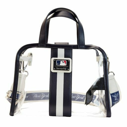 MLB NY Yankees Clear Tote Crossbody Stadium Bag with Pouch