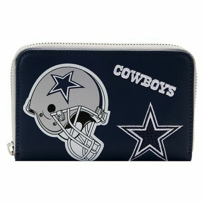 NFL Dallas Cowboys Patches Zip Around Wallet