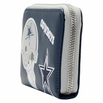 NFL Dallas Cowboys Patches Zip Around Wallet