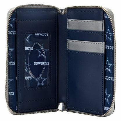 NFL Dallas Cowboys Patches Zip Around Wallet