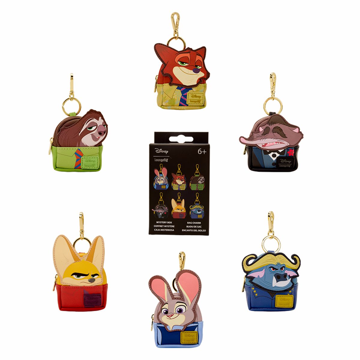 Zootopia 2 Cosplay Mystery Mini Backpack Keychain Charm
