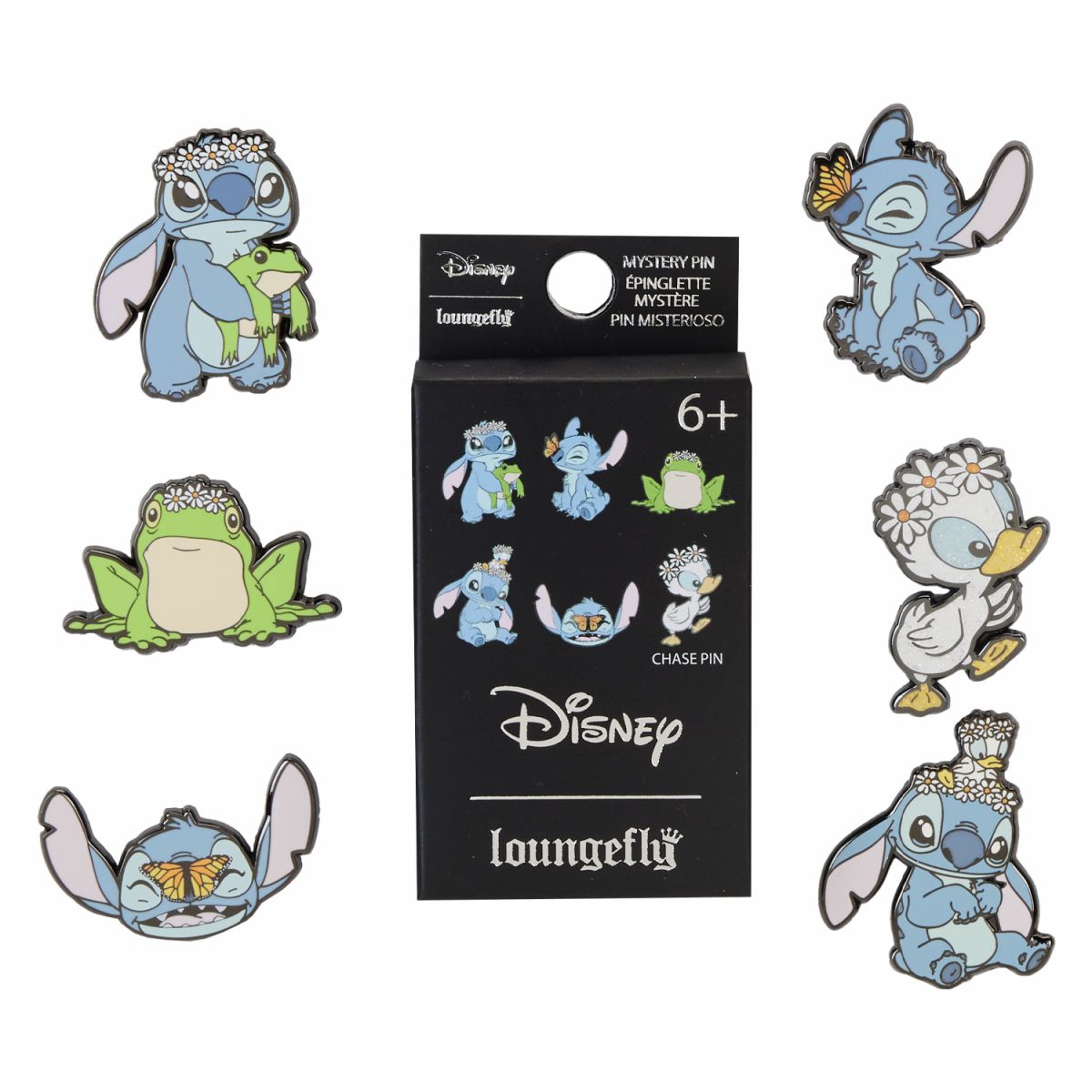 Stitch Springtime Daisy Mystery Box Pin