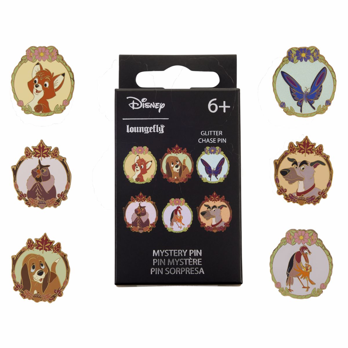 The Fox and the Hound Frame Mystery Box Pin