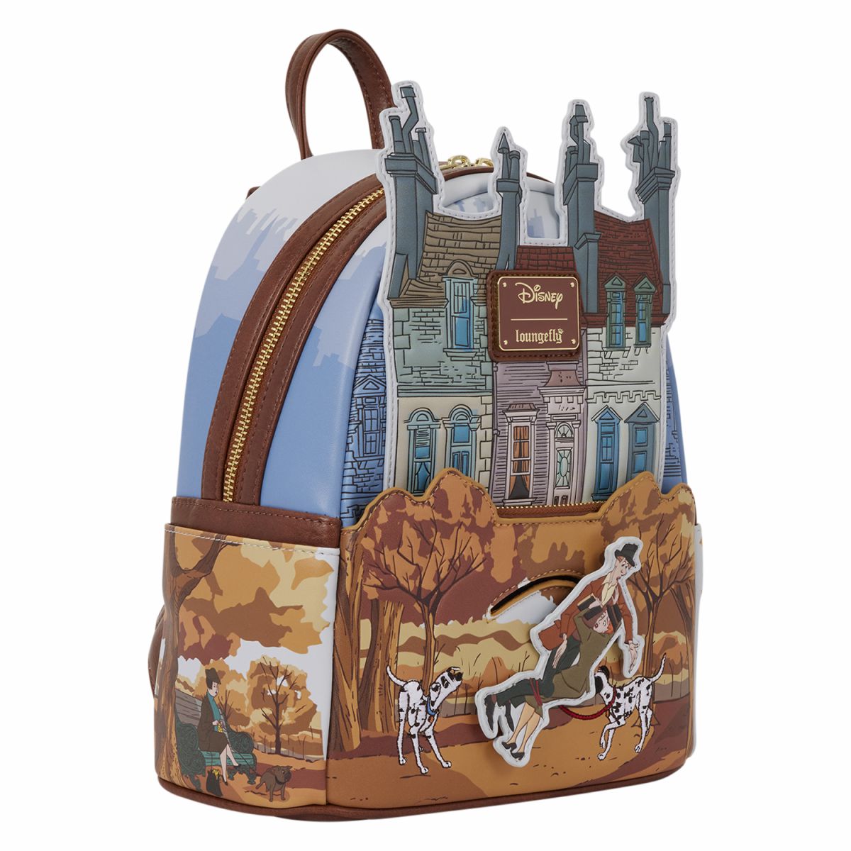 101 Dalmatians Roger & Anita Scene Mini Backpack