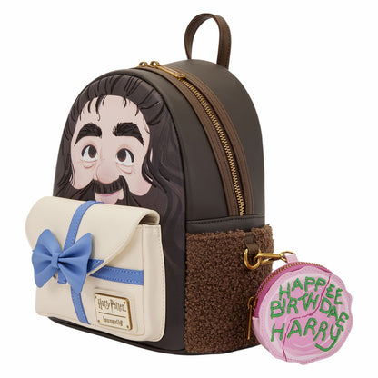 Harry Potter Hagrid Birthday Cake Cosplay Mini Backpack with Coin Bag