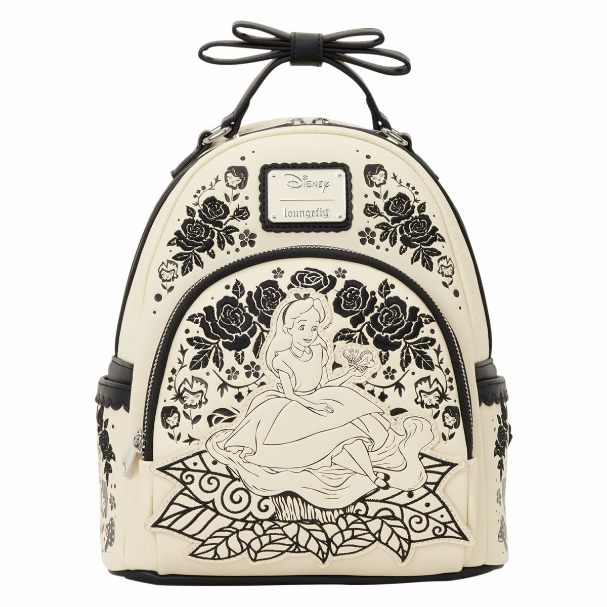 Alice in Wonderland Floral Mini Backpack