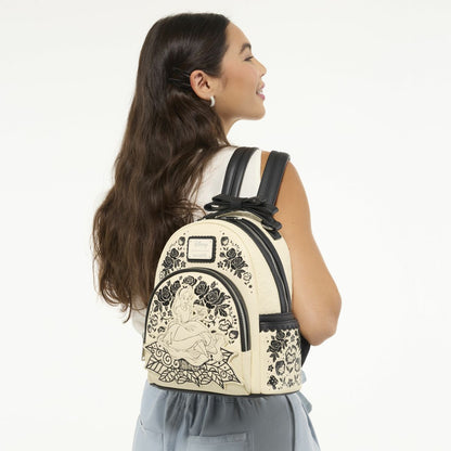 Alice in Wonderland Floral Mini Backpack