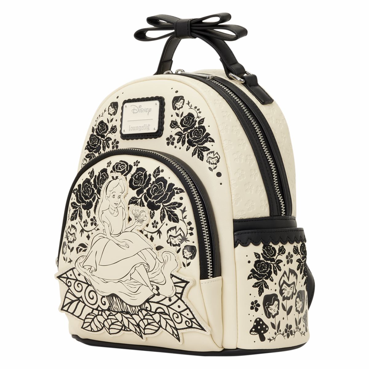 Alice in Wonderland Floral Mini Backpack
