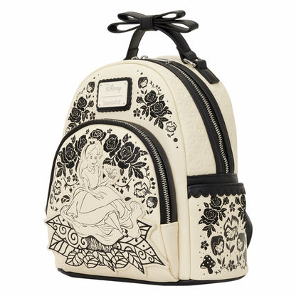 Alice in Wonderland Floral Mini Backpack