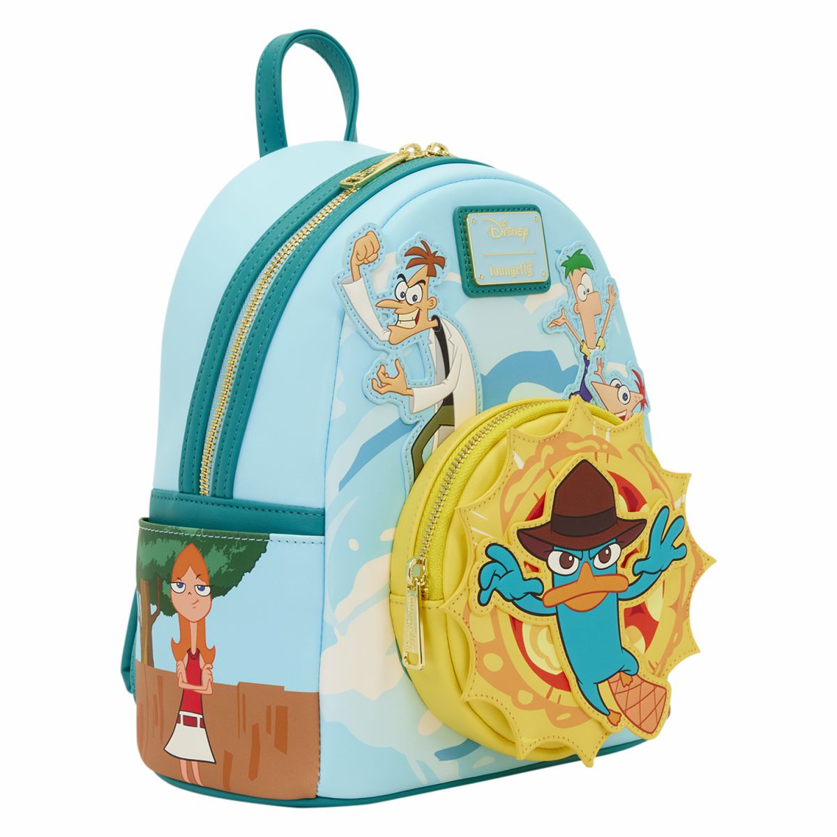 Phineas & Ferb Light-Up Mini Backpack
