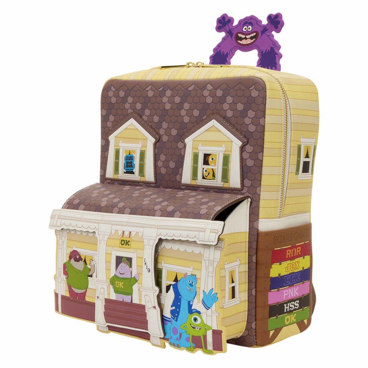 Monsters University Oozma Kappa House Figural Mini Backpack