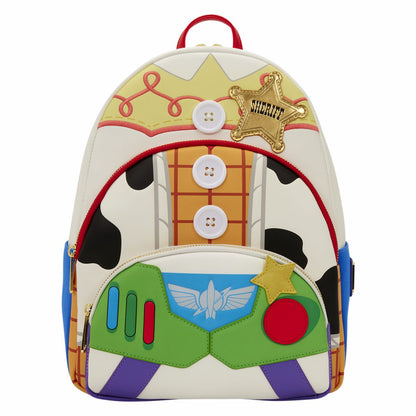 Toy Story 5 Triple Pocket Jessie, Woody, & Buzz Midi Backpack