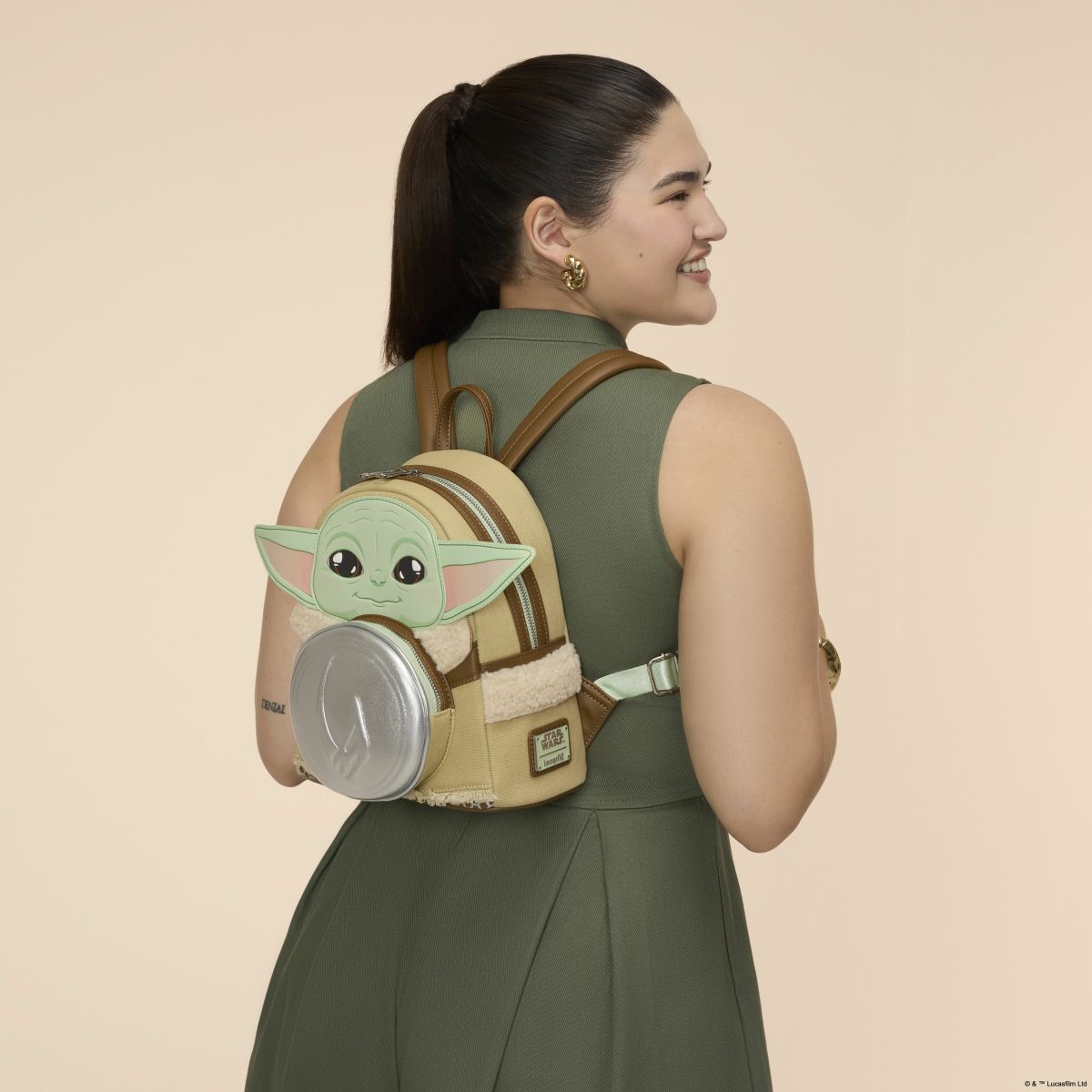 The Mandalorian Grogu Cosplay Mini Backpack