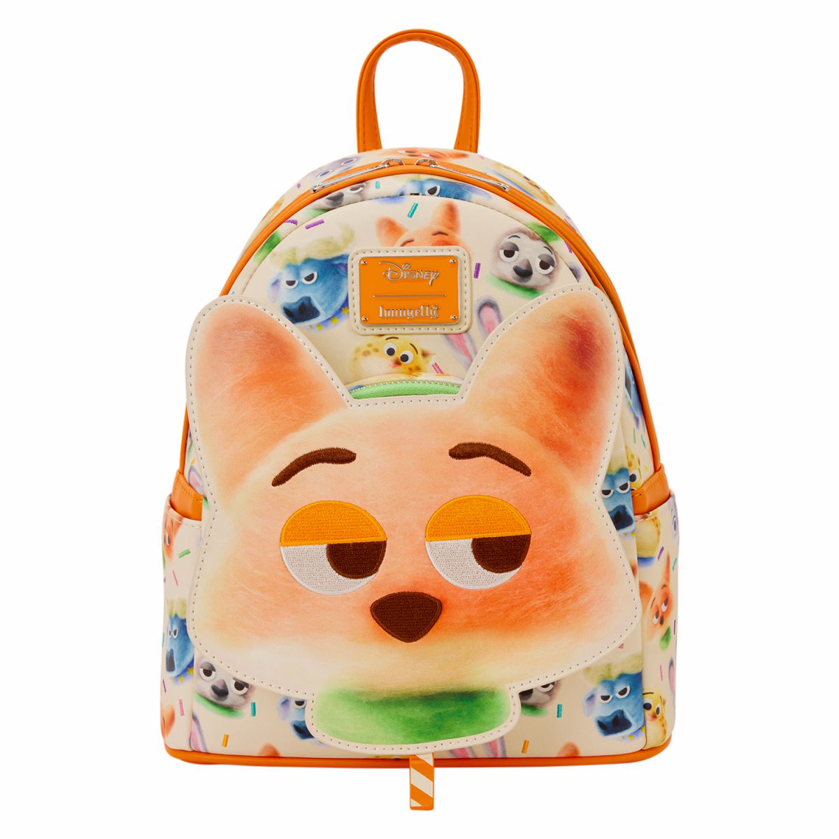 Zootopia 2 Nick Wilde Cotton Candy Cosplay All-Over Print Mini Backpack