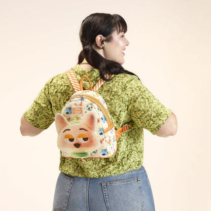 Zootopia 2 Nick Wilde Cotton Candy Cosplay All-Over Print Mini Backpack