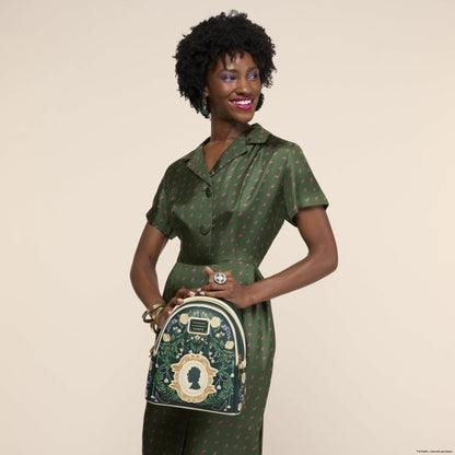 Bridgerton Silhouette Floral Mini Backpack