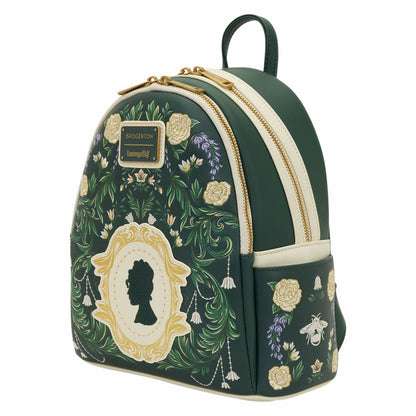 Bridgerton Silhouette Floral Mini Backpack