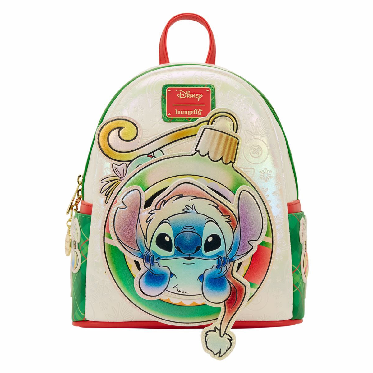 Stitch & Scrump Iridescent Holiday Ornament Mini Backpack