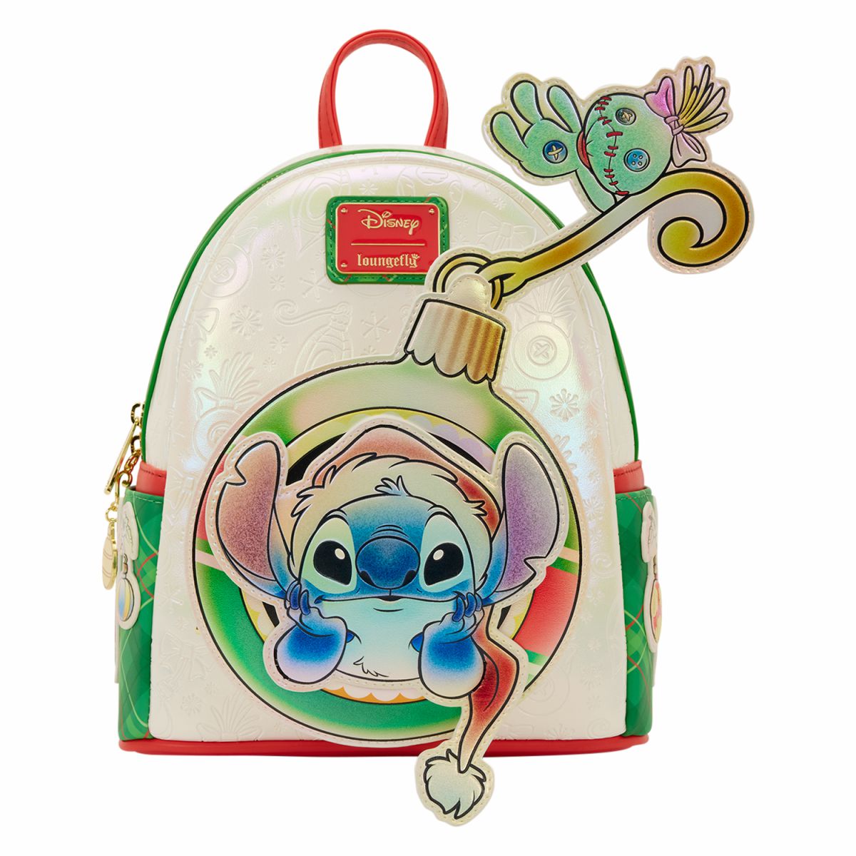 Stitch & Scrump Iridescent Holiday Ornament Mini Backpack