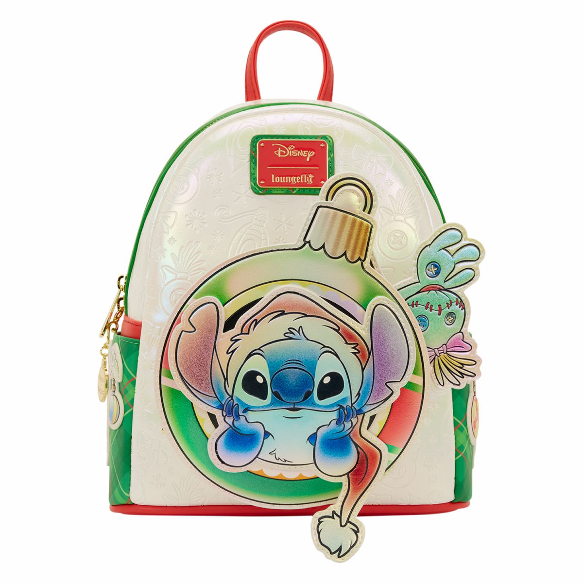 Stitch & Scrump Iridescent Holiday Ornament Mini Backpack