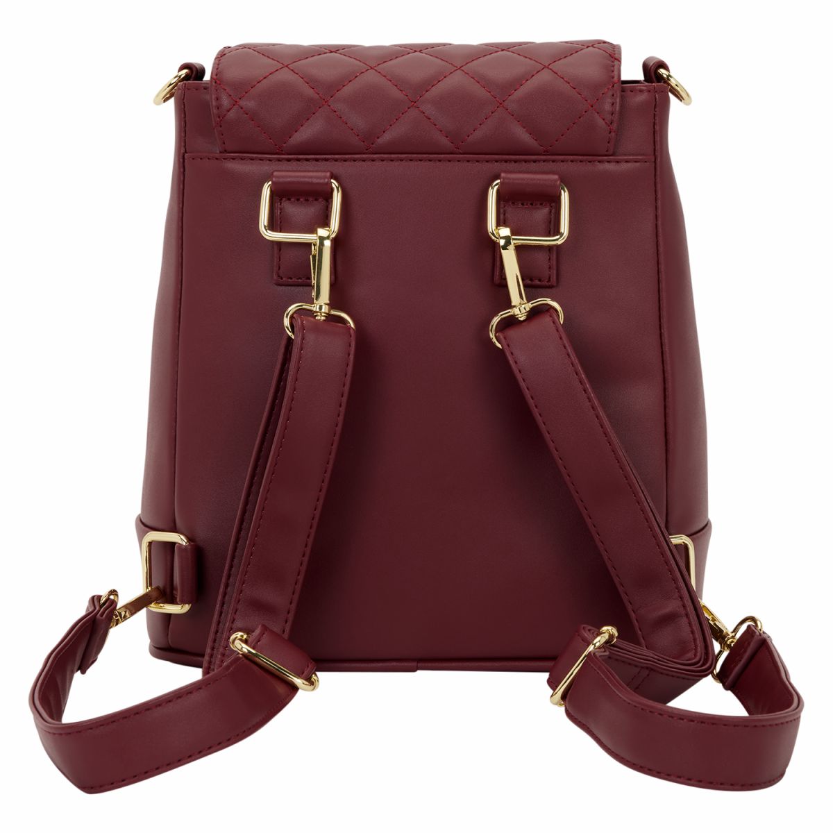 Loungefly The Lilly Red Convertible Mini Backpack & Crossbody Pin Trader Bag