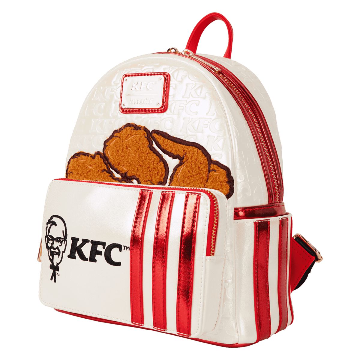 KFC Chicken Bucket Sherpa Mini Backpack