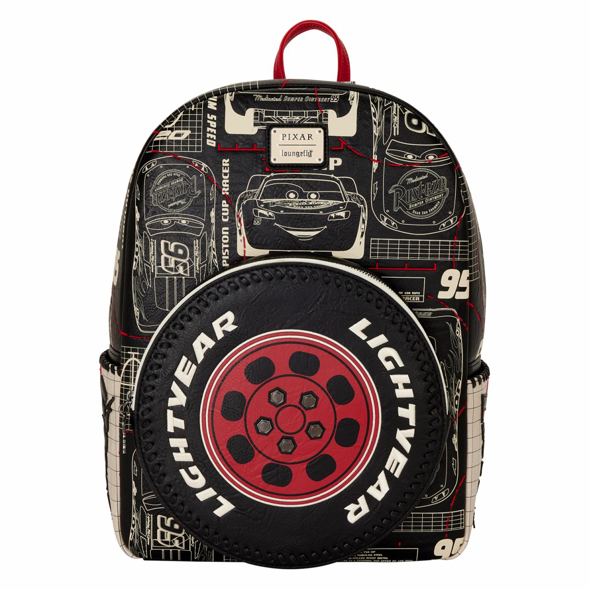 Cars Lightning McQueen Full-Size Backpack