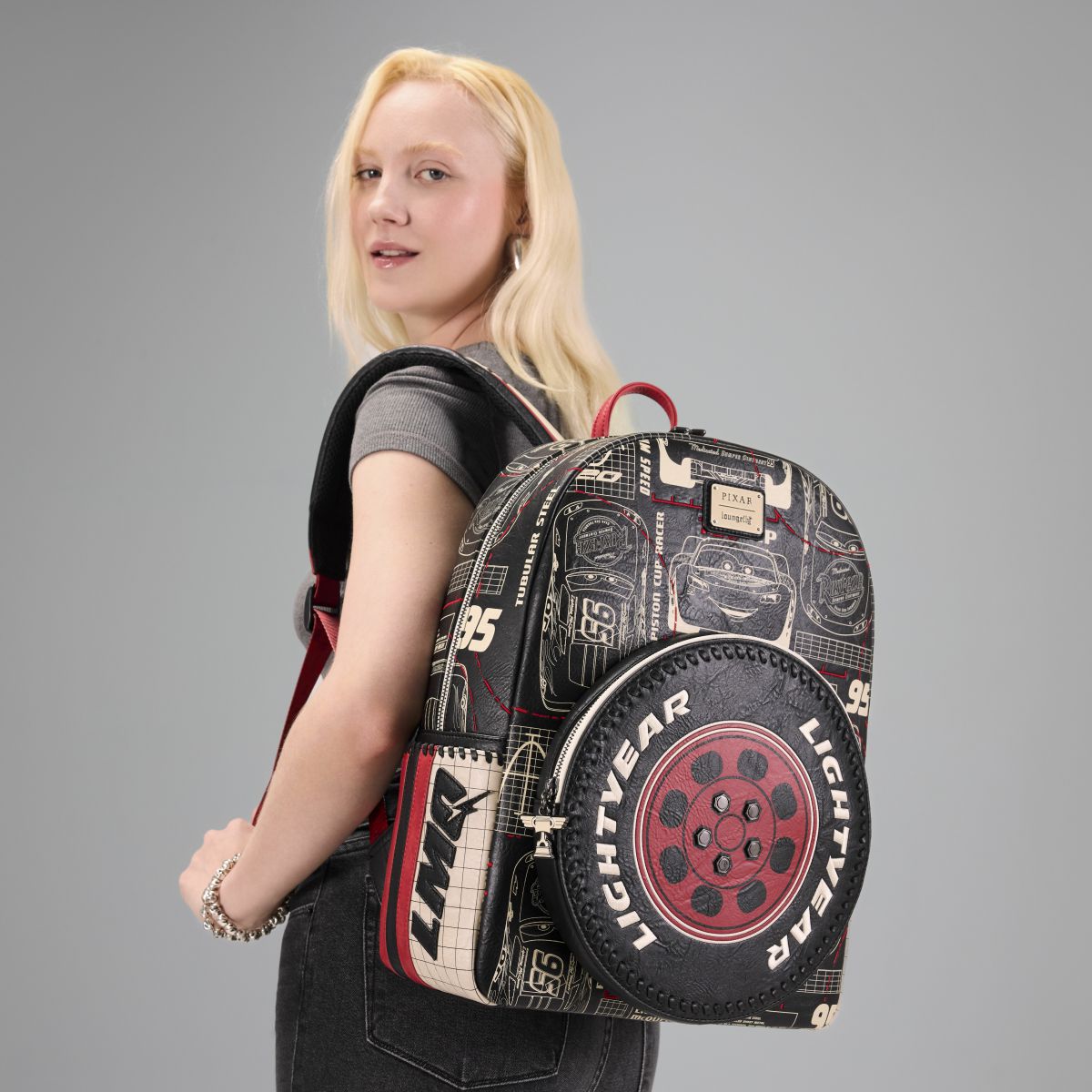 Cars Lightning McQueen Full-Size Backpack