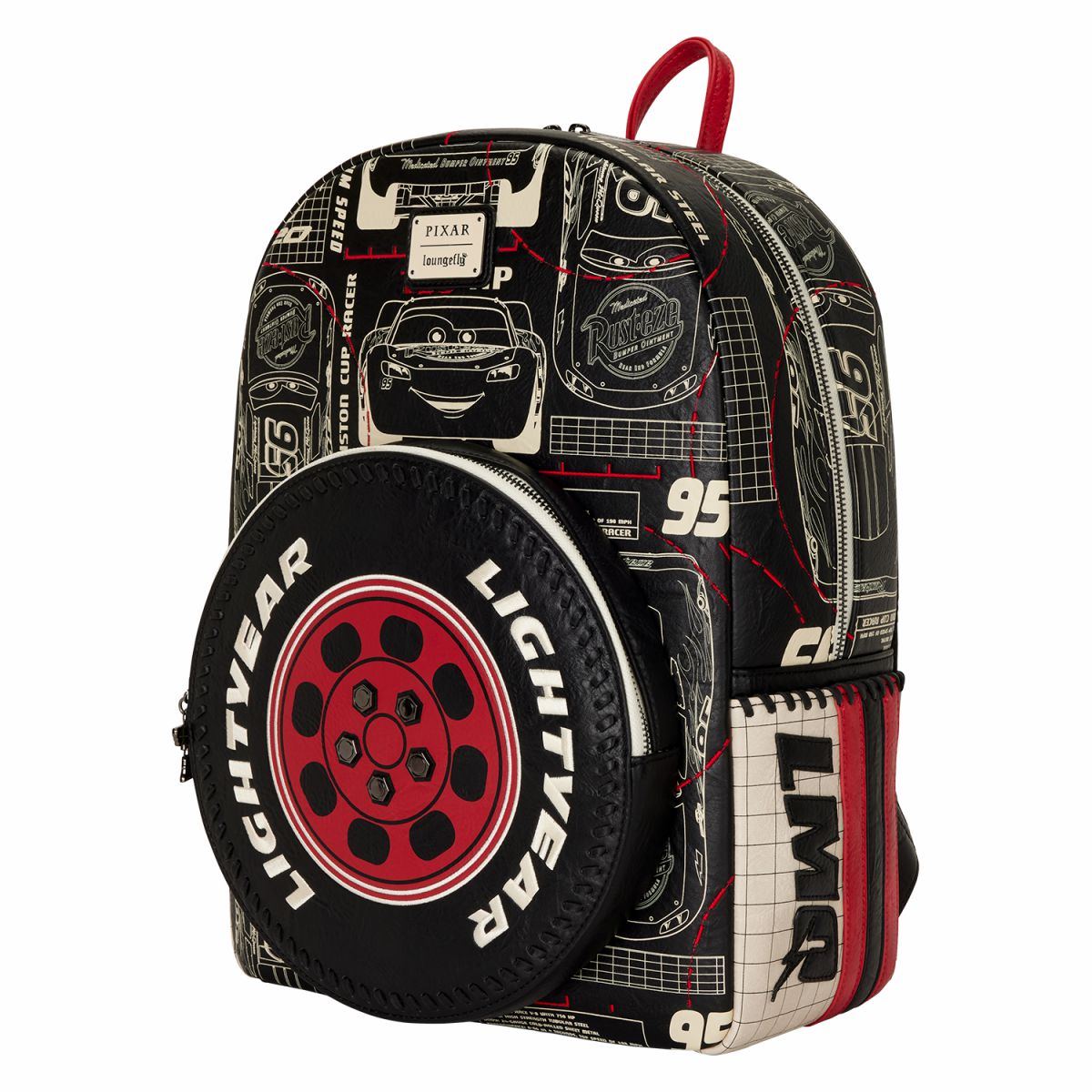 Cars Lightning McQueen Full-Size Backpack