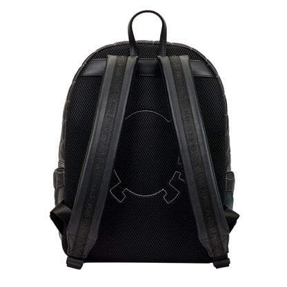 Spider-Man Black & White Suit Cosplay Quilted Full-Size Backpack