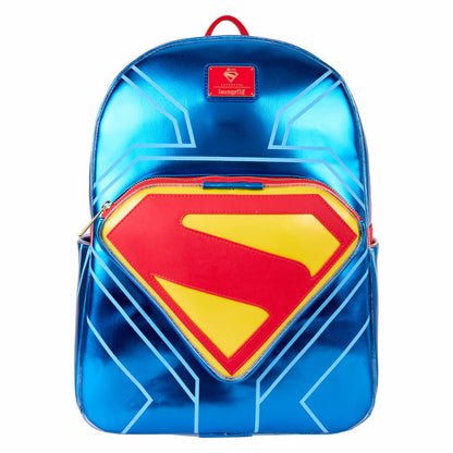Superman Light Up Glow Full-Size Backpack