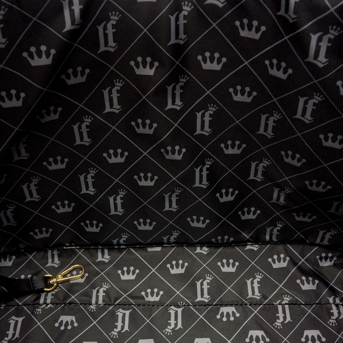 Loungefly The Mo Black Convertible Backpack & Tote Crossbody Pin Trader Bag
